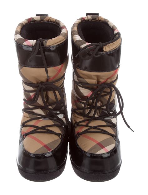 Burberry Patent Snow Boots 